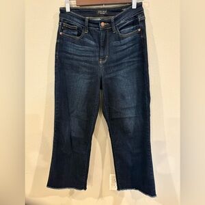 Judy Blue High Rise Cropped Wide Leg Jeans